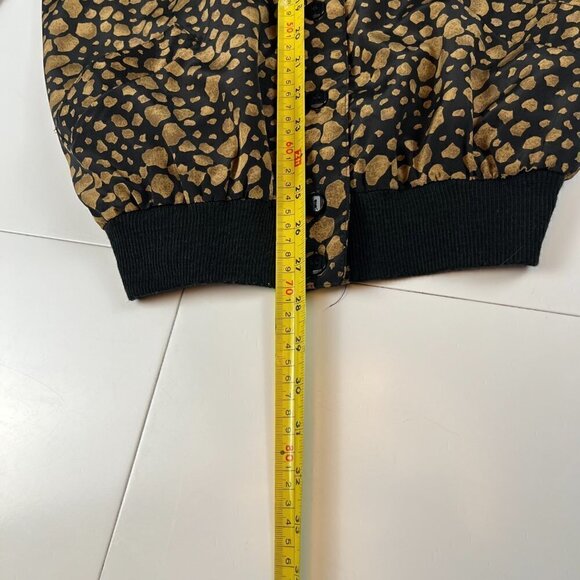 Vintage Jacques Isabelle lightweight bomber women button jacket lined synthetic - Picture 7 of 7